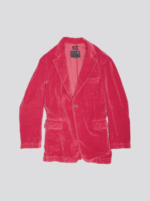 R13 OVERSIZED RAGGED BLAZER - RASPBERRY - R13