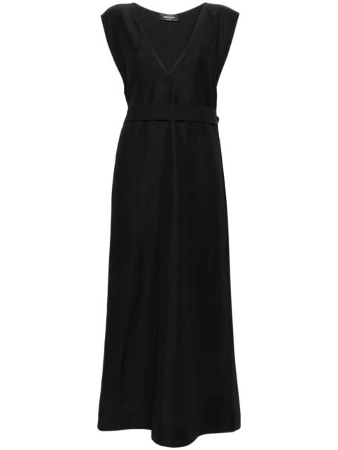 FABIANA FILIPPI belted crepe midi dress