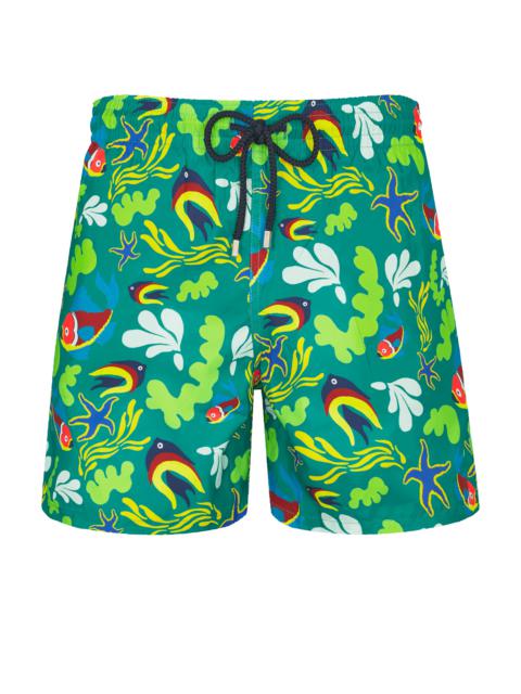 Vilebrequin Men Swim Trunks Ultra-light and Packable Naive Fish
