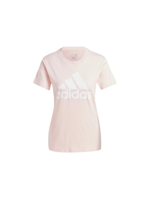 adidas adidas Women's Essentials Logo T-Shirt Sandy Pink
