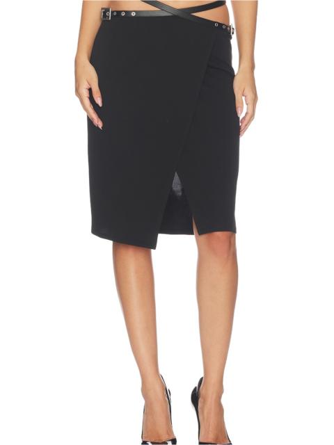 HAELO Belted Wrap Skirt