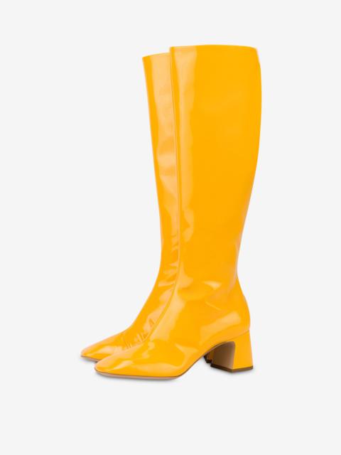 Moschino PATENT LEATHER BOOTS
