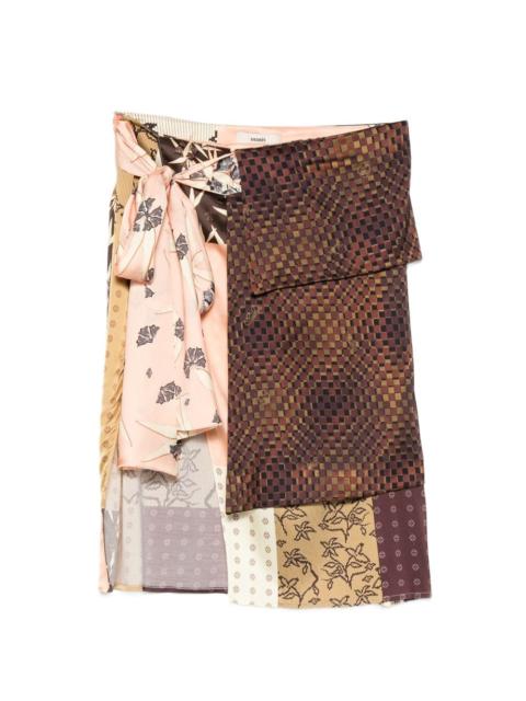 SIEDRÉS Zoe floral-detail midi skirt