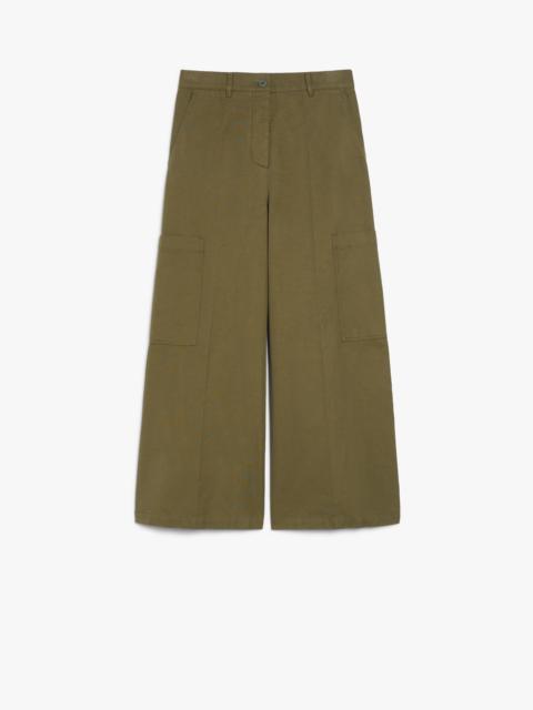 WEEKEND Max Mara QUIZ Cotton canvas trousers