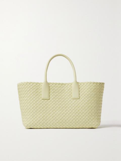 Bottega Veneta Cabat intrecciato leather tote Cream