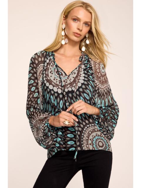 RAMY BROOK Maisy Printed Silk Top