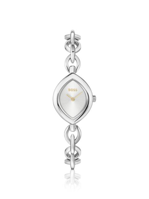 BOSS FIORA CONTOURED WATCH IN SILVER-TONE STEEL