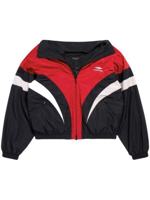 BALENCIAGA colour-block bomber jacket