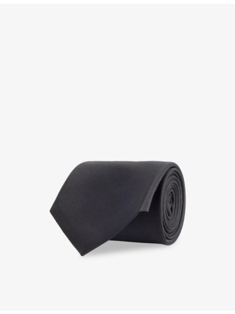 GUCCI Logo Silk-Jacquard Tie