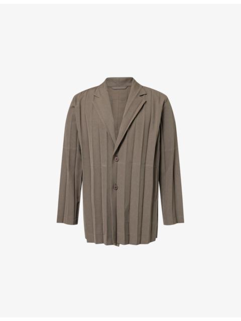 ISSEY MIYAKE Edge Ensemble Pleated Woven Jacket