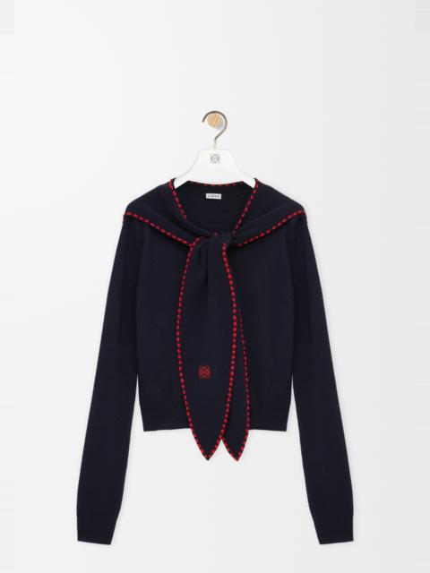 Loewe Scarf sweater in wool