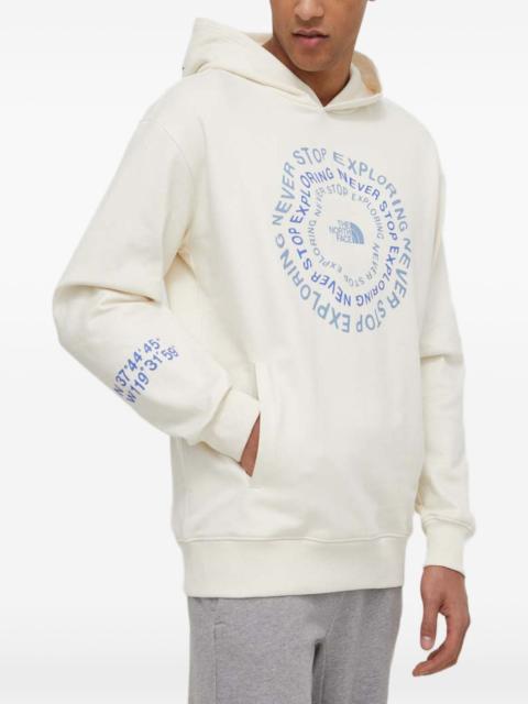 The North Face logo hooded sweater
