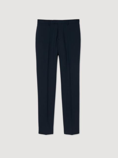 Sandro WOOL SUIT TROUSERS