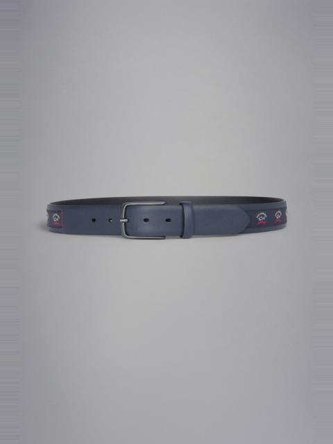 Paul & Shark LEATHER BELT WITH RIBBON