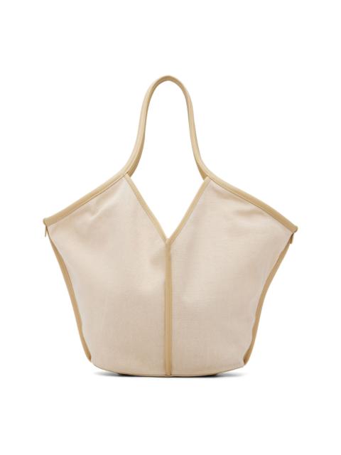 HEREU Beige Calella Soft Linen Tote