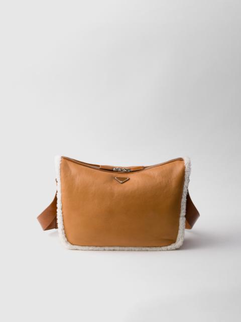 Prada Shearling shoulder bag