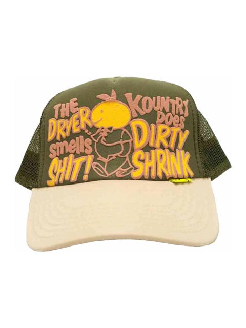 Kapital Kapital Kountry Dirty Shrink Trucker Cap Khaki/Natural