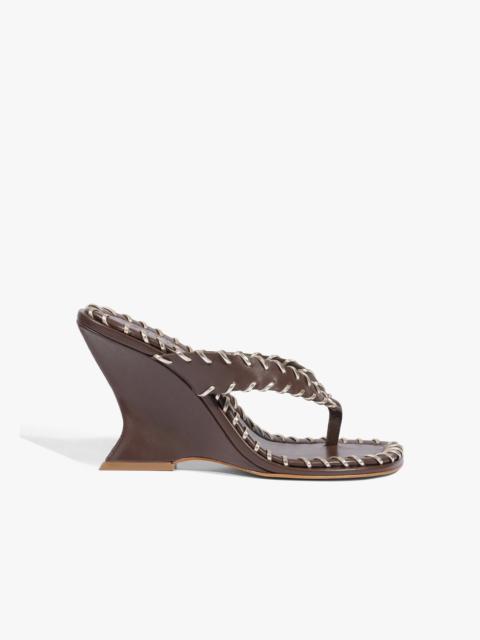 SCHUTZ Maya Sewing Leather Sandal