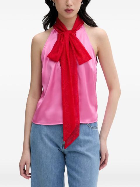 Never Fully Dressed lace-trim blouse