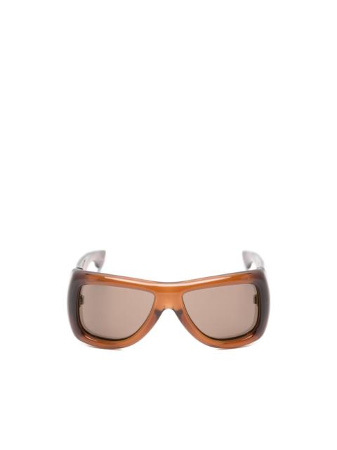 SAINT LAURENT howl rectangle-frame sunglasses