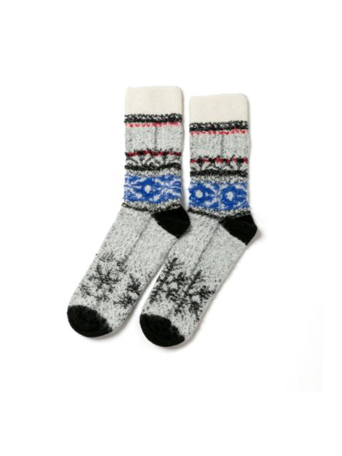 sacai Pattern Knit Jacquard Socks