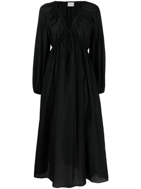 MATTEAU V-neck midi dress