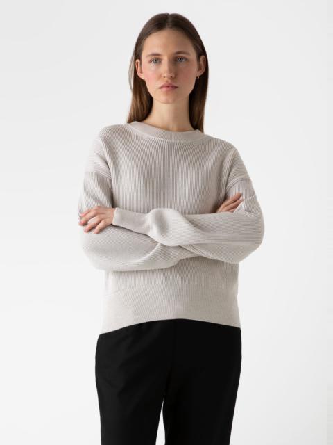 Sunspel Ribbed Crew Neck Jumper