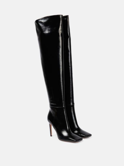 Gianvito Rossi Christina leather over-the-knee boots