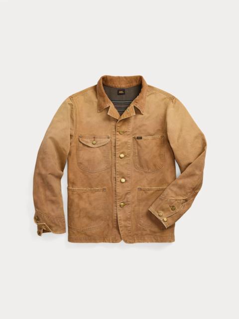 RRL by Ralph Lauren Corduroy-Collar Canvas Jacket