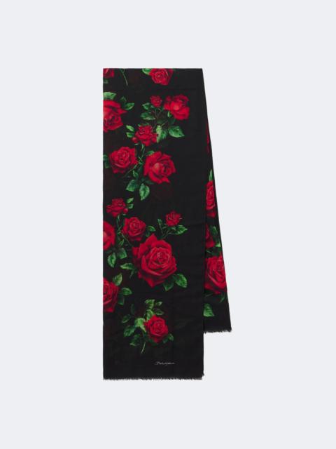 Dolce & Gabbana Floral silk scarf