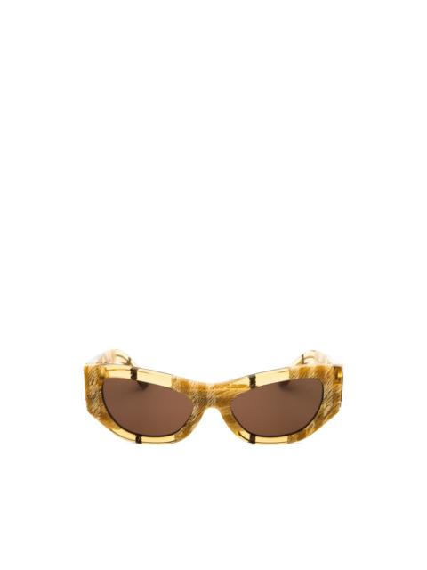 Burberry Check-print cat-eye sunglasses