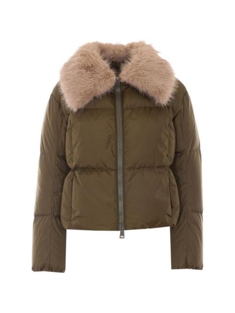 Herno faux-fur collar padded jacket