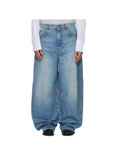 EGONLAB Blue Overscaled Jeans