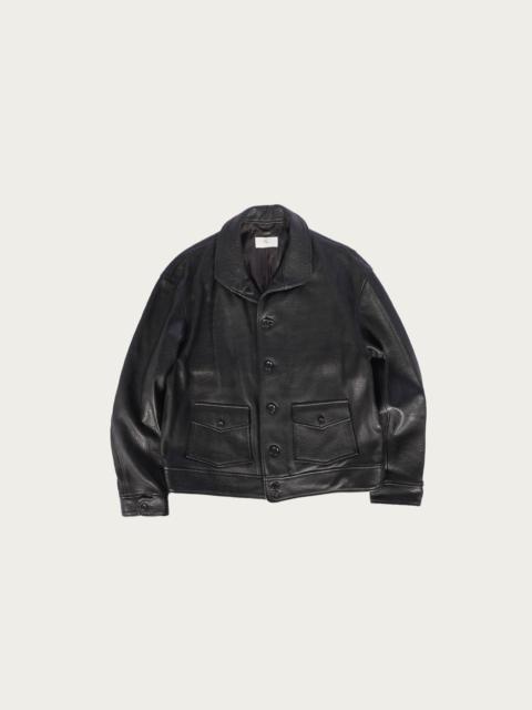 HERILL Shrink Lamb Cossack Jacket - Black