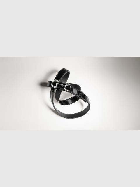 GUCCI Thin belt with Horsebit buckle