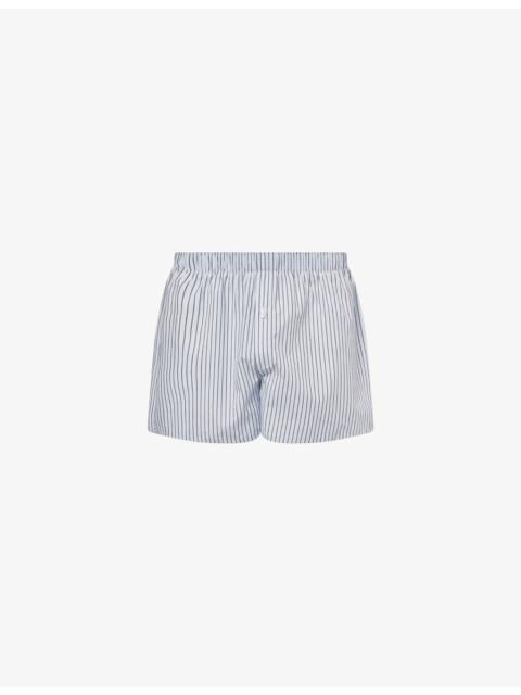 HANRO Fancy Relaxed-Fit Cotton Boxer Shorts