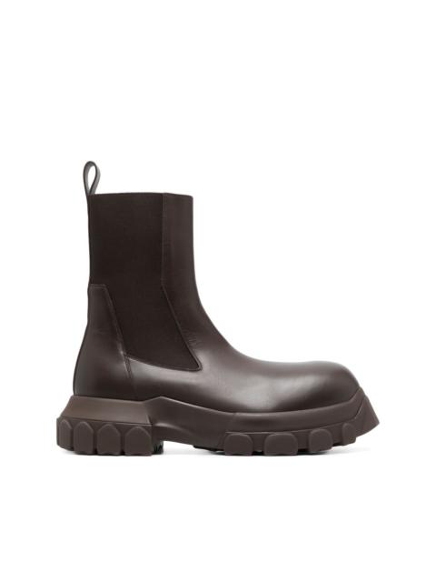 Rick Owens Edfu leather track boots