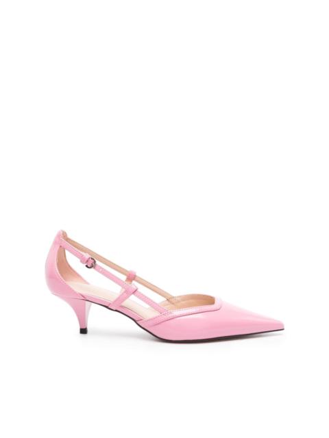 PINKO 50mm leather pumps