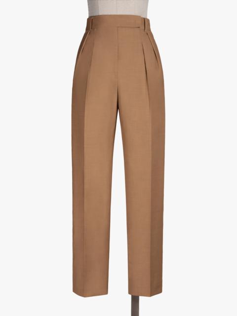 FINALE Mélange wool trousers