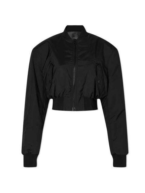 WARDROBE.NYC WARDROBE.NYC Tailored Crop Bomber Jacket