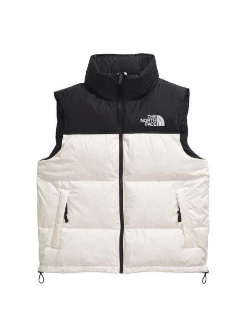 The North Face 1996 Retro Nuptse Vest "White Dune / TNF Black / Recycled Down" NF0A3JQQGOM