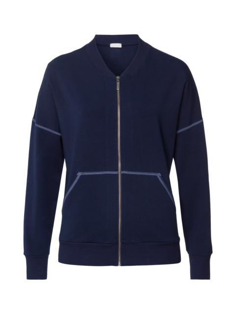 HANRO Natural Living Organic Cotton Zip-Up Jacket