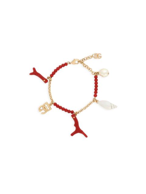 DG-charm chain bracelet