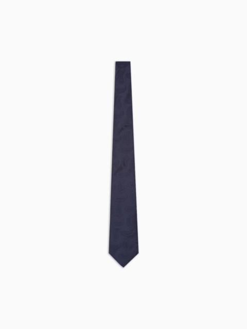 GIORGIO ARMANI JACQUARD SILK TIE