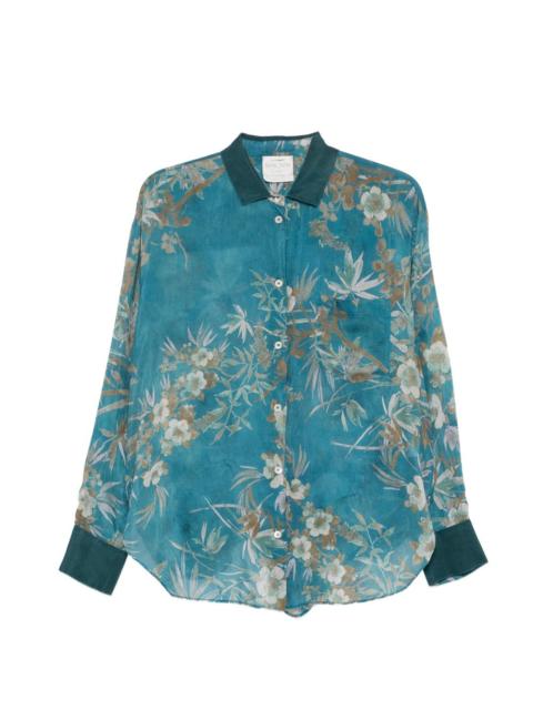 forte_forte floral-print silk-blend shirt