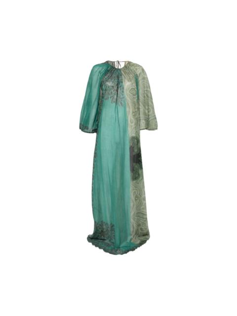 Pierre-Louis Mascia Silk and cotton blend long dress