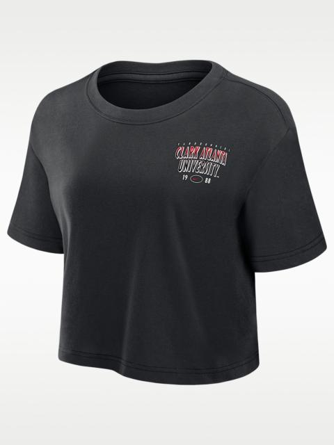 Nike Nike College (Clark-Atlanta University) Women's Dri-FIT Cropped T-Shirt
