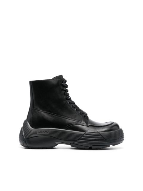 Lanvin chunky lace-up boots
