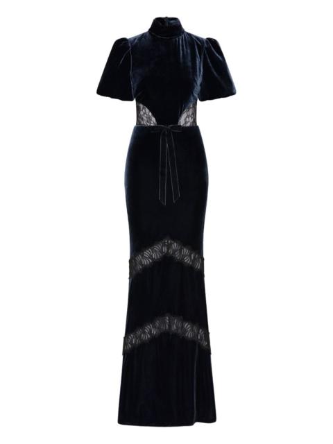 REBECCA VALLANCE Minerva lace maxi dress