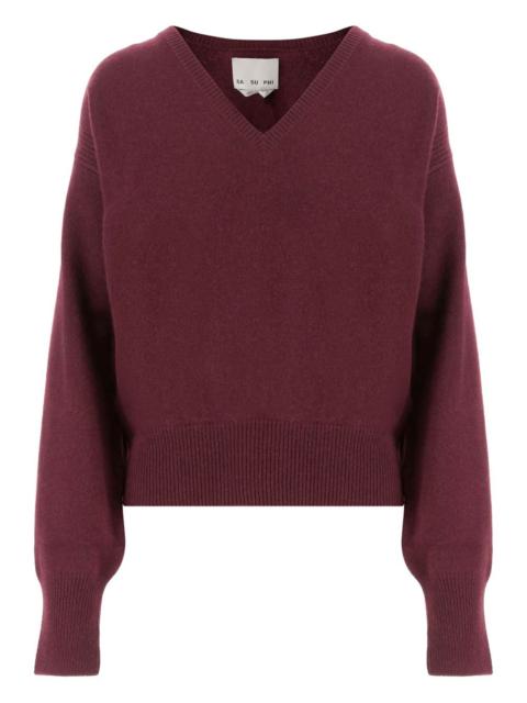 SA SU PHI V-neck cashmere sweater